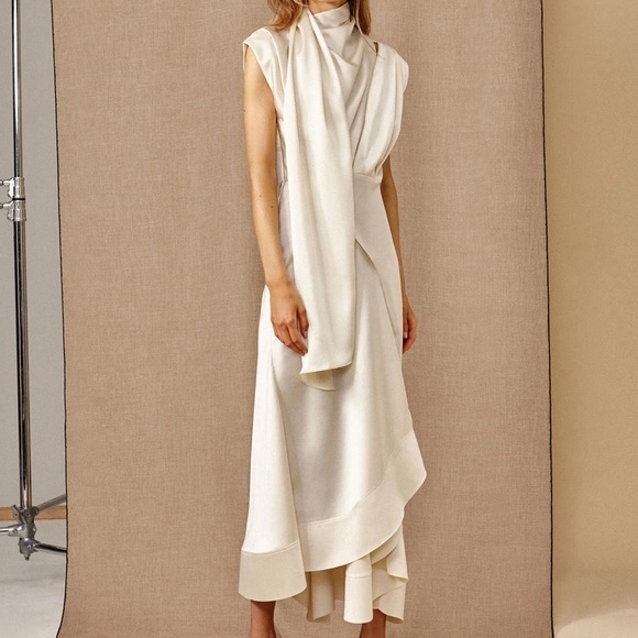 Acler Dresses & Skirts - Acler - Dalisay Draped Midi Dress 6